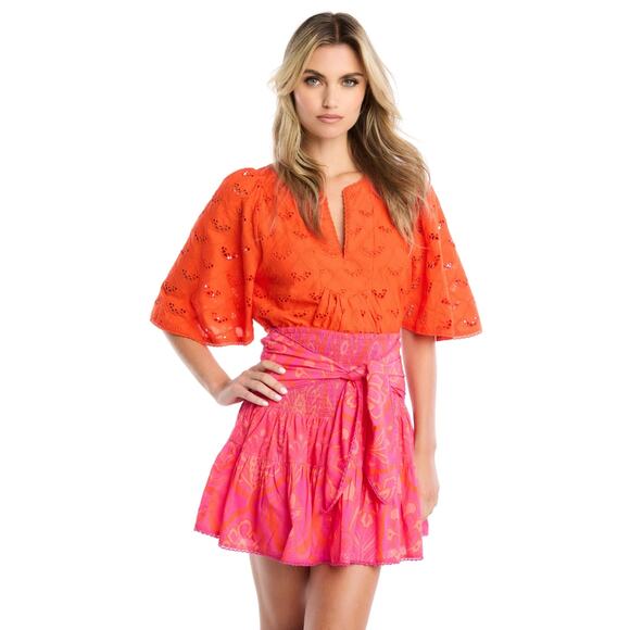 Allison New York Freda Top - Cherry Tomato NWT SIZE S - Picture 1 of 6